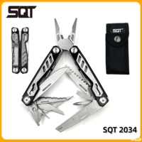SQT 15-IN-1 Multi-Functional Pliers Stainless Steel Multi-Purpose Tools Outdoor Camping Equipment EDC Combination Tools