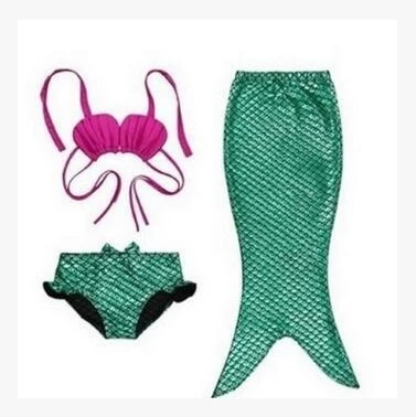 Jurebecia-traje de baño de sirena para niña pequeña, conjunto de Tankinis con vestido de princesa, traje de baño para fiesta en la playa y piscina