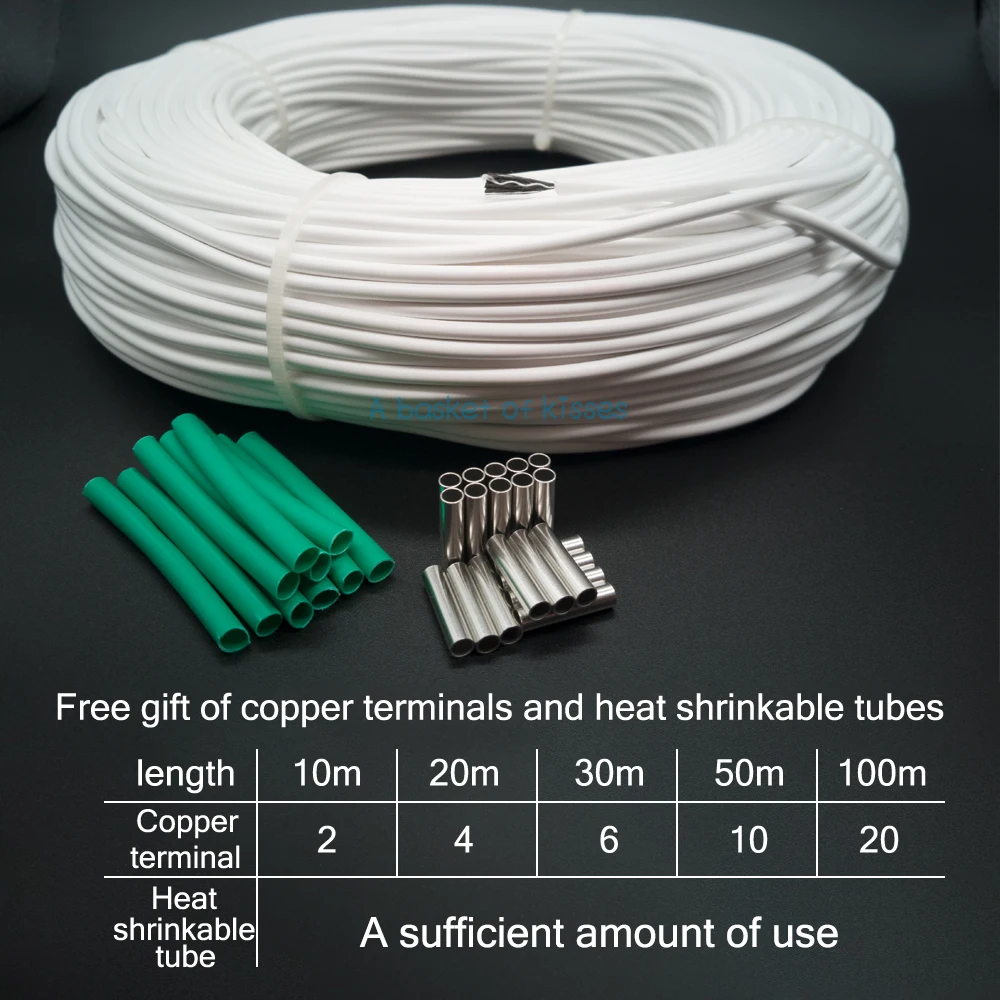 Hrag 12k 33 Ohm High Quality Carbon Fiber Heating Cable Floor Non-toxic And Odorless Heating