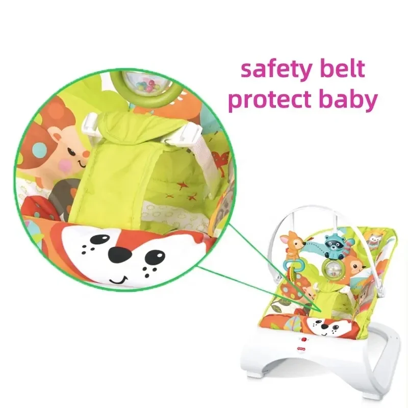 KSF Early Electric Toys vendita calda sedia a dondolo per bambini giocattolo elettrico per neonato Rocker per dormire con giocattoli per bambini appesi regali