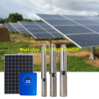 High Pressure Solar Water Pump Kit for Agriculture Submersible Borehole Deep Well Solar Power Submersible Water Pump