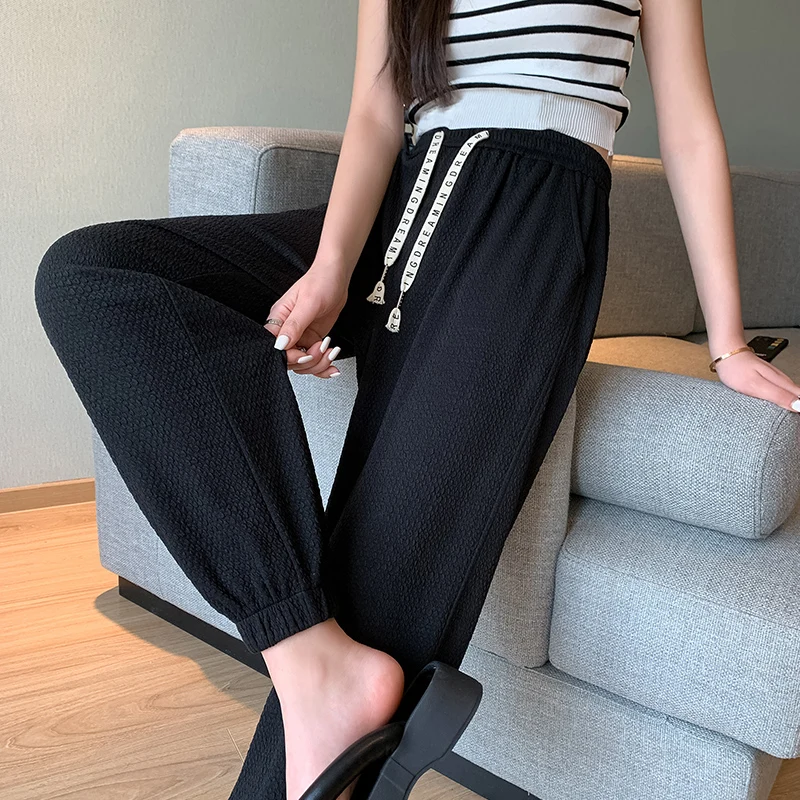 

Women's Summer Pants Oversize Cargo Bloomers Harem Sweatpants Traf Harajuku Korean Fashion Y2k Streetwear Pants Aesthetic 2022