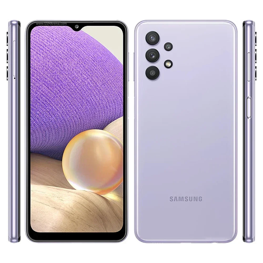 Оригинальный мобильный телефон Samsung Galaxy A32 A326U A326B A326K 5G, 6.5 дюймов, 4 ГБ ОЗУ, 64/128 ГБ ПЗУ, 48 МП + 13 МП, восьмиядерный процессор A32