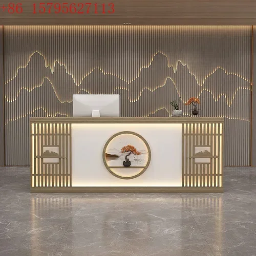 

02 Ear Cleaning Pavilion of Regimen Reception Desk Small Restaurant Dining Counter Customized Simple Bar Counter Cashier