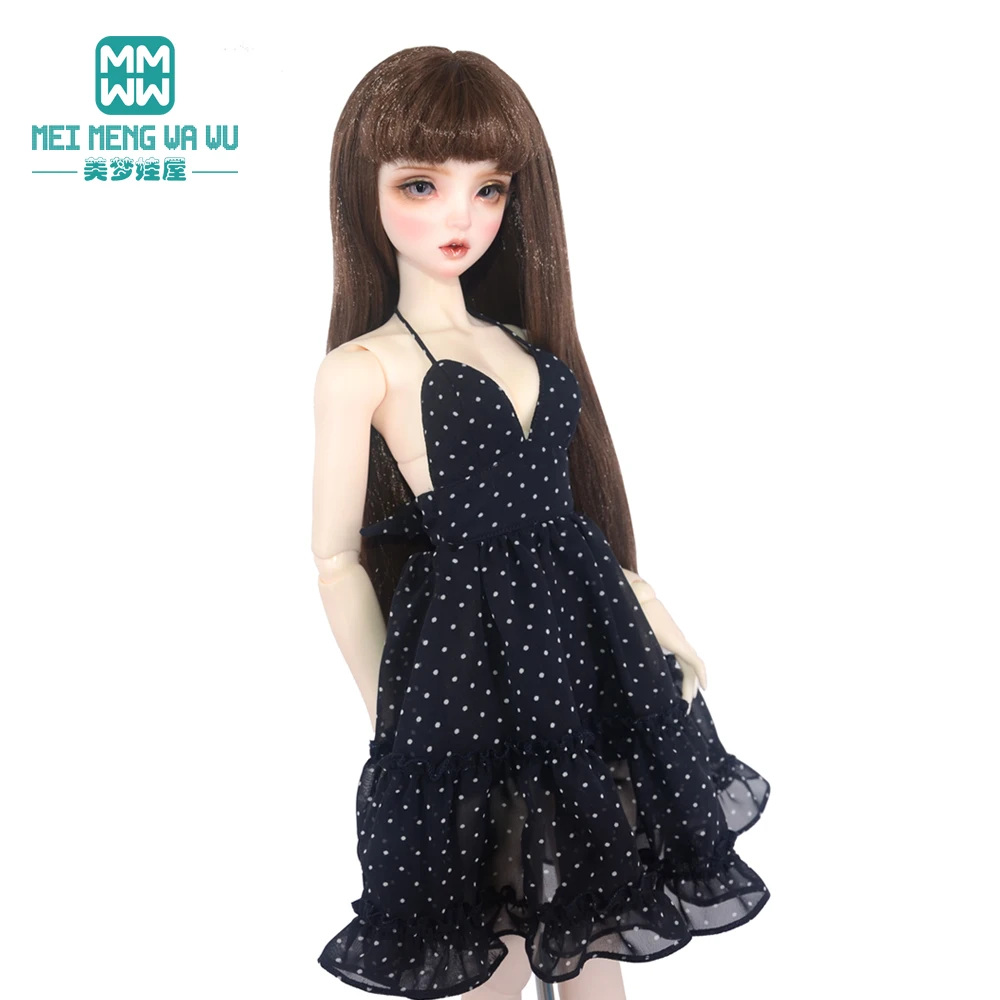 BJD Doll Clothes 58--60CM 1/3 DD SD Toy Ball Joint Doll Accessories Fashion Dress Chiffon Sling Girl Gift