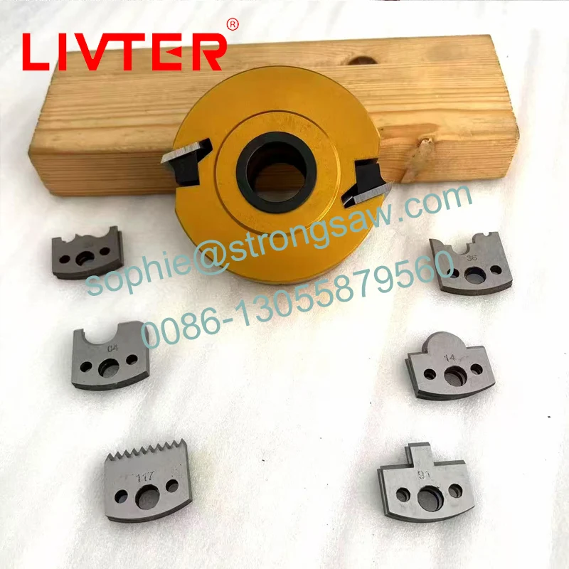 Livter 7PCS Spindle Moulder Kitchen Cutter with replacement blade