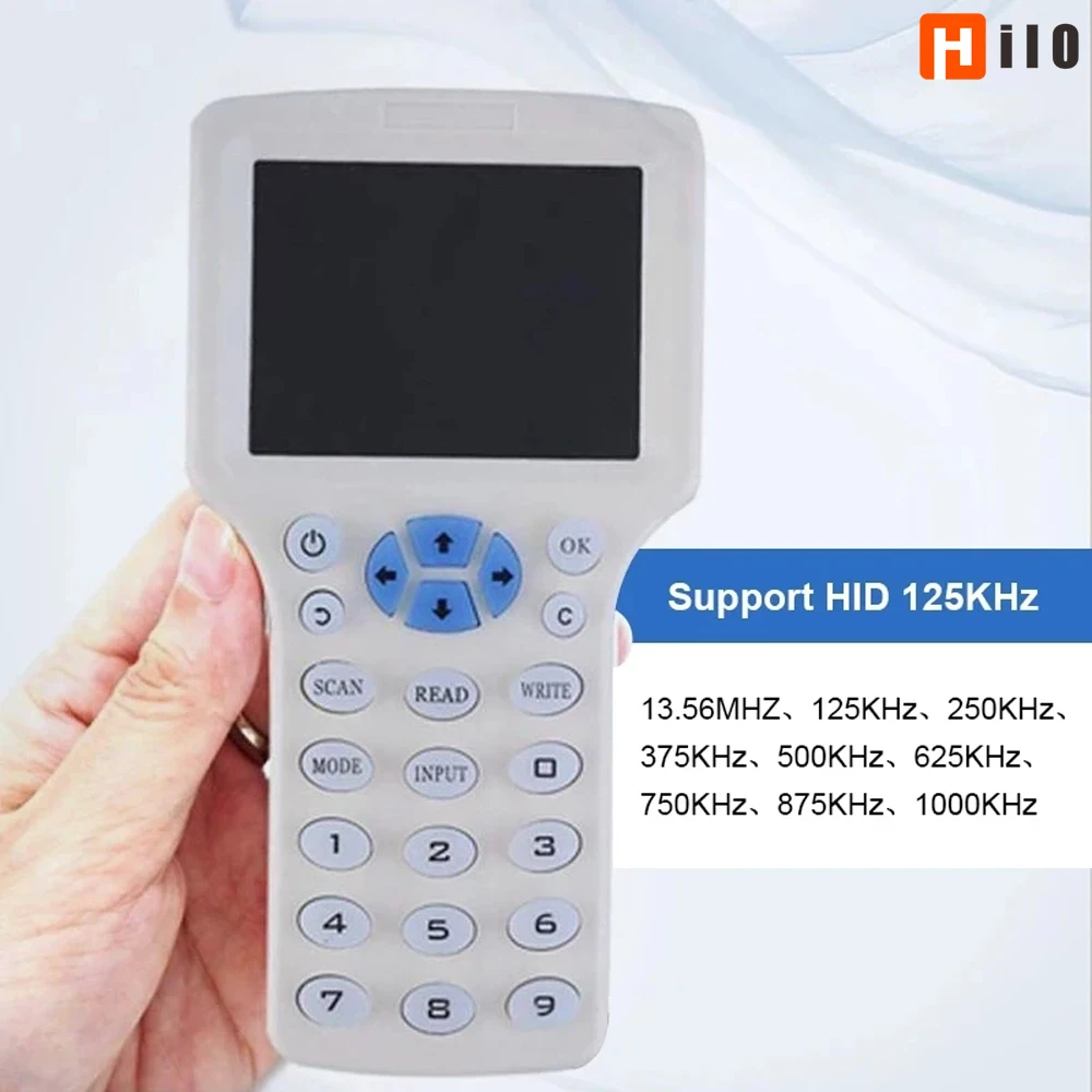 Hilo RFID smart card reader/writer Ic/id full frequency encryption/decryption replicator cuid fuid copier label replicator