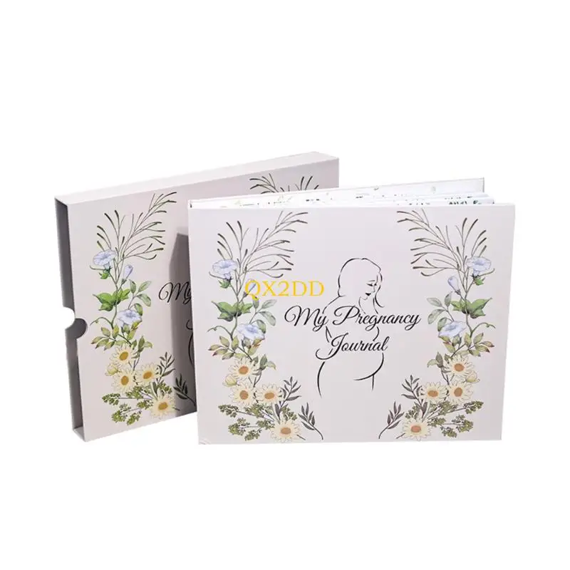 

QX2D Беременность Детская книга для беременных женщин Планировщик беременности в твердом переплете