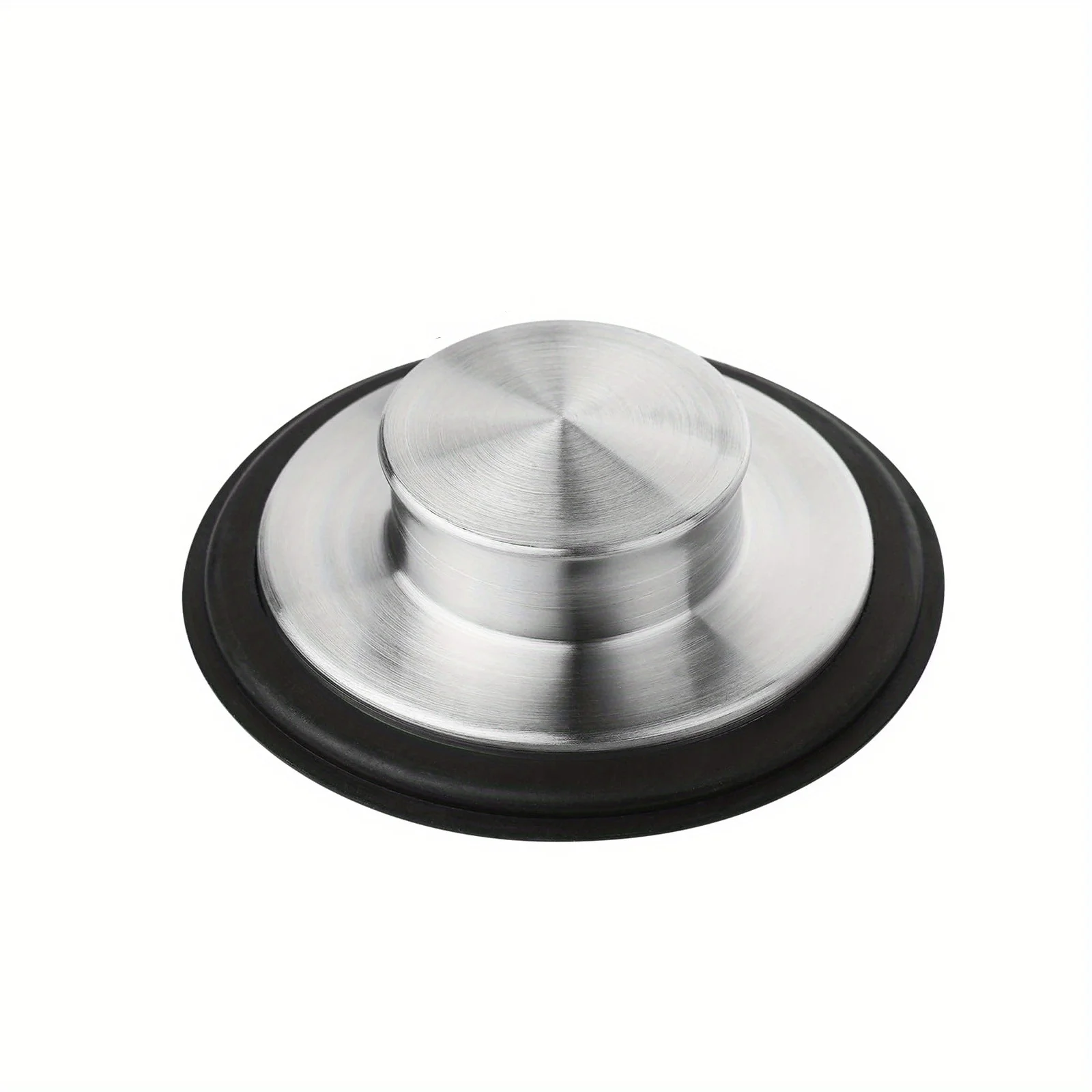 1 kitchen sink drain plug, garbage disposal plug, 3.34-inch sink plug, stainless steel kitchen sink drain cover, suitable for st