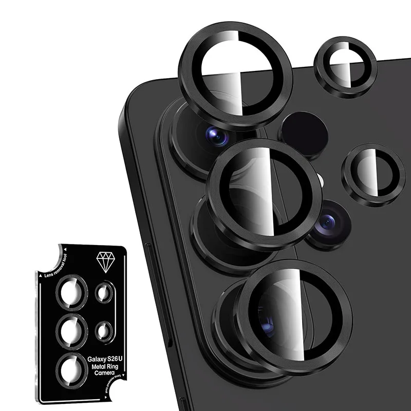 

Aluminium Alloy Tempered Glass for Samsung Galaxy S26 Ultra Len Film Cover Protection for Galaxy S26 Ultra Camera Lens Protector