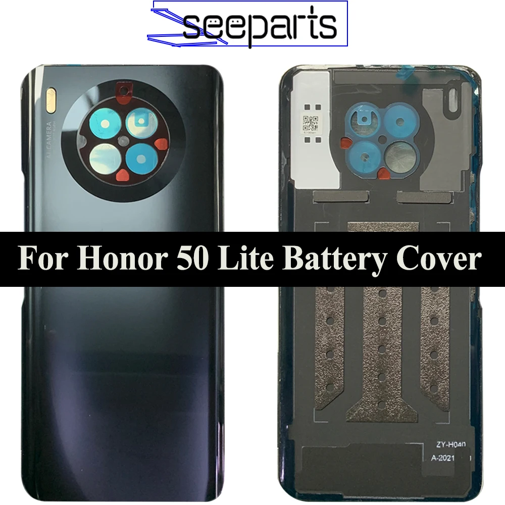 New Cover For Huawei Honor 50 Lite Battery Cover 50Lite Rear Door Housing Back Case Replacement NTN-L22 LX1 LX3 Battery Cover