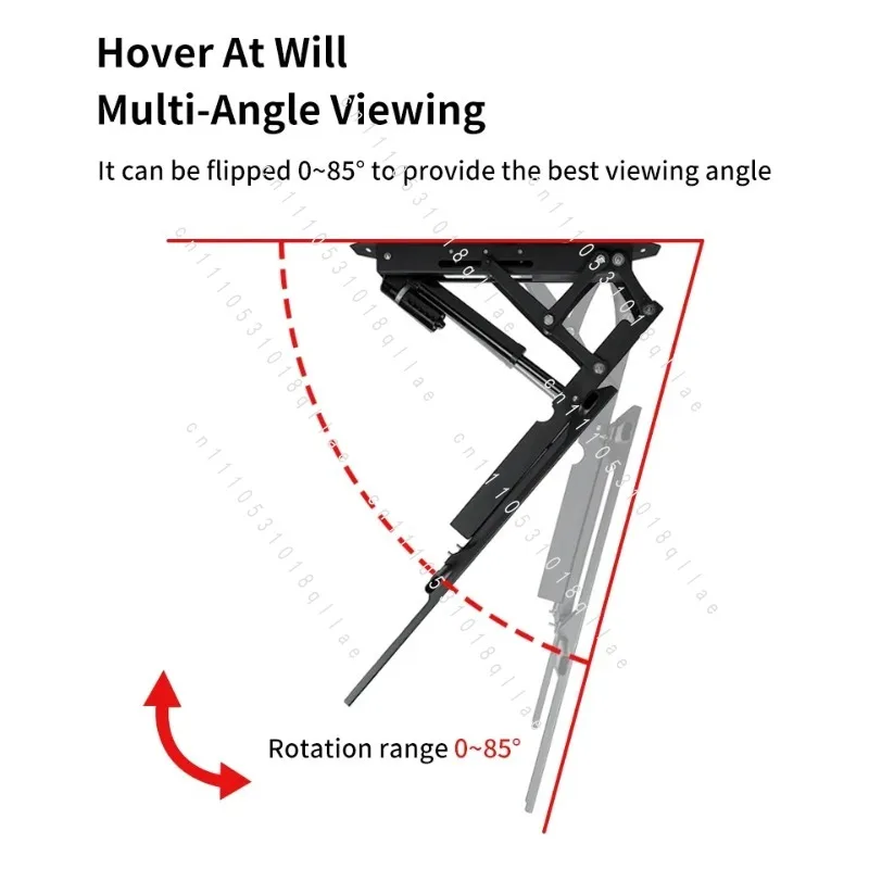 

Controller, Motorized Flip Down Pitched Roof Mount Fits 32 to 75 Inch Flat Screen Electric Ceiling TV Mount with Remote