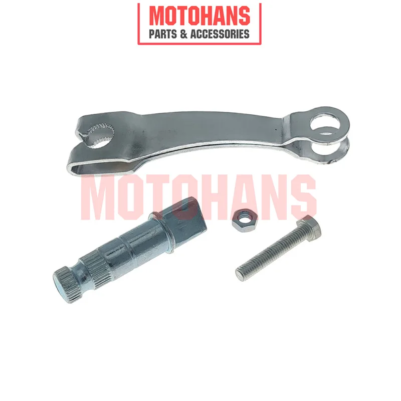 MOTORCYCLE REAR BRAKE ARM WITH BRAKE AXLE AND BOLT MOTORCYCLE ACCESSORIES FOR SUZUKI GN125 HJ125-7 GS125 EN125 view 2