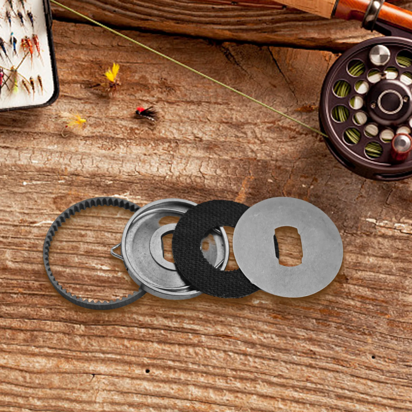 Катушка для заброса наживки, комплекты кликеров из нержавеющей стали/алюминиевого сплава, разгрузочная шайба для деталей рыболовной катушки Daiwa 5-го поколения Катушка для заброса наживки, комплекты кликеров из нержавеющей стали/алюминиевого сплава, разгрузочная шайба для деталей рыболовной катушки Daiwa 5-го поколения