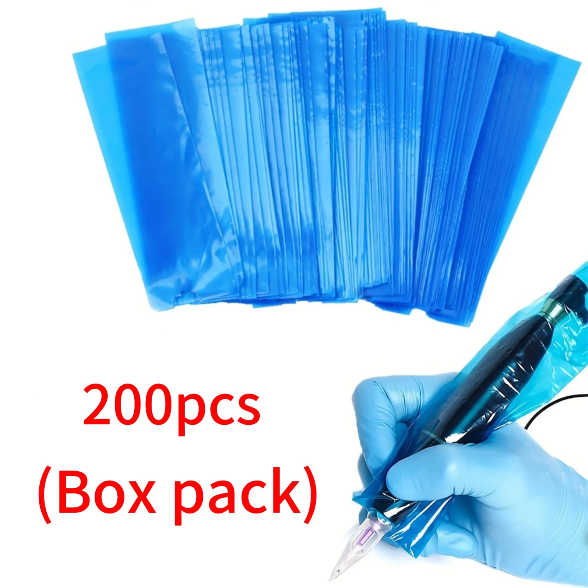 200pcs Tattoo Pen Cord Covers: Hygienic, Easy Cleanup, Formaldehyde-Free Sleeves for Efficient Tattooing