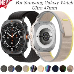Official No Gap Nylon Trail Loop Strap For Samsung Galaxy Watch Ultra 47mm Bracelet Wristband For Samsung Watch Ultra 47mm Belt