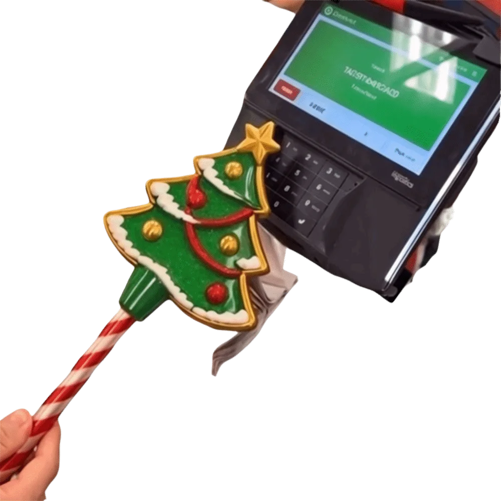 Creative 3D Printed Wand Tap To Pay Portable Cute Payment Magic Wand Contactless Lightweight Christmas Magic Wand Holder