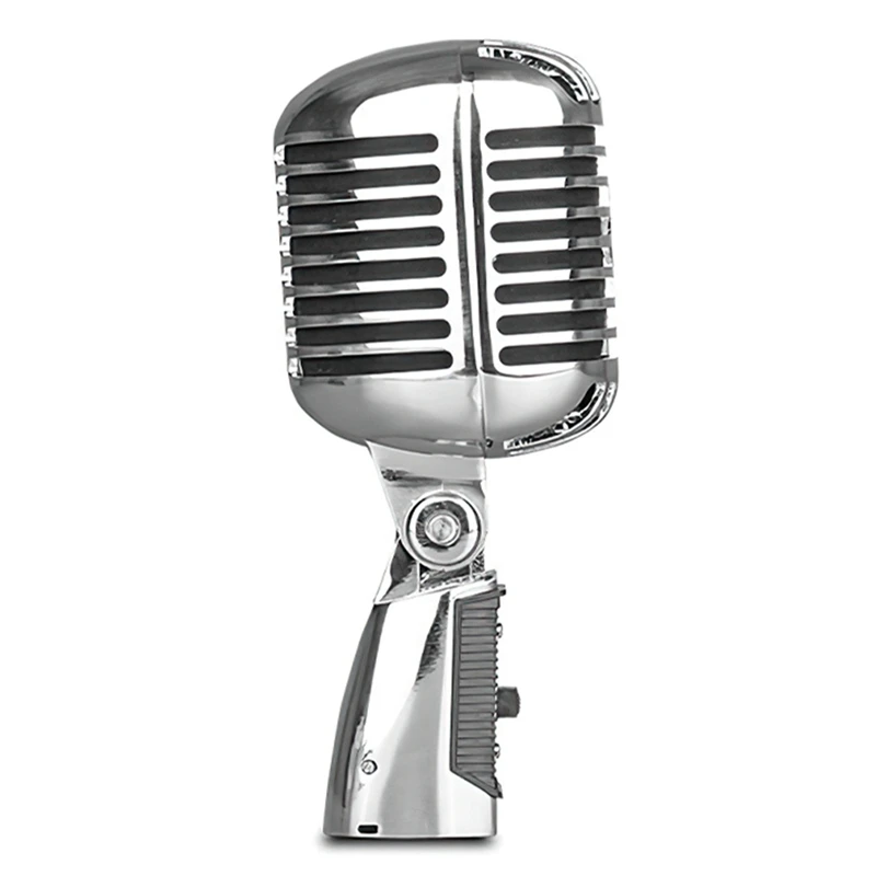 

Dynamic Vintage Metal Microphone 55SH For Professional Karaoke And Studio Music Recording