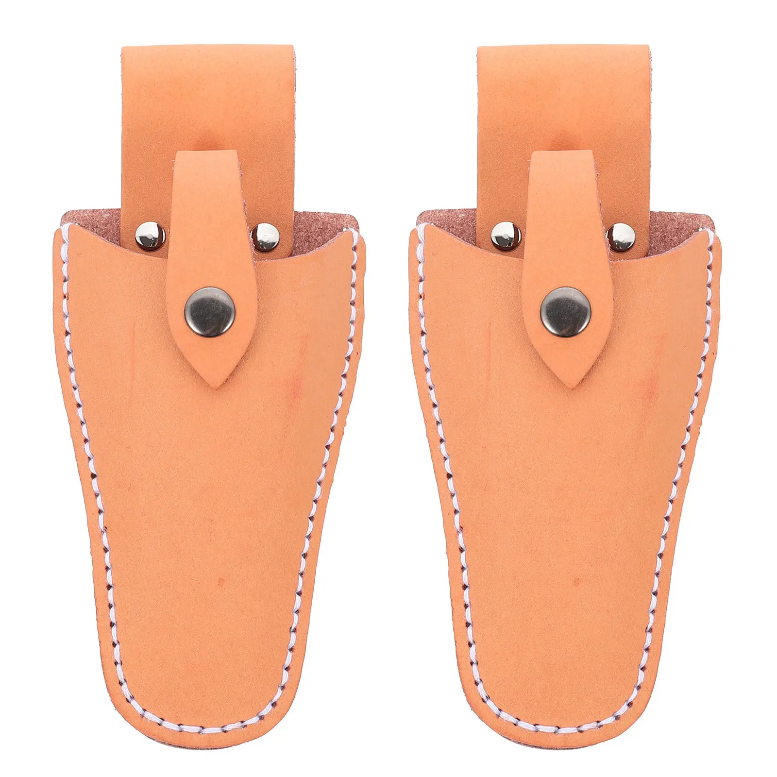 2Pcs Pruning Scissor Cover Synthetic Pincer Pliers Holder Tool Pouch Belt Carrier Protective Sheath for Hairdressing
