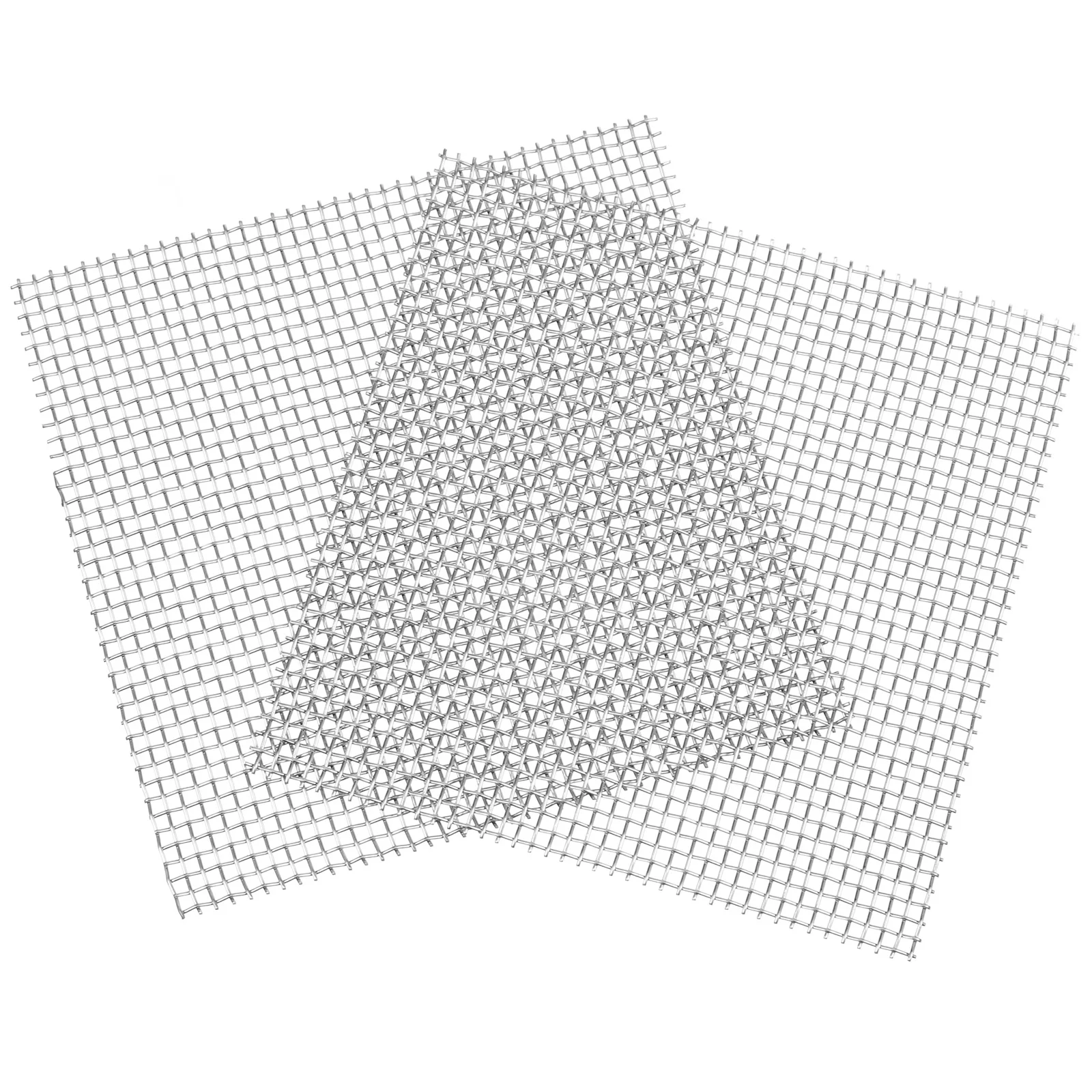 

2Pcs Stainless Steel Moss Mesh 8x8 Cm Rustproof Flexible Aquarium Water Grass Fixed Net Floor Wall Decoration Floor Mesh