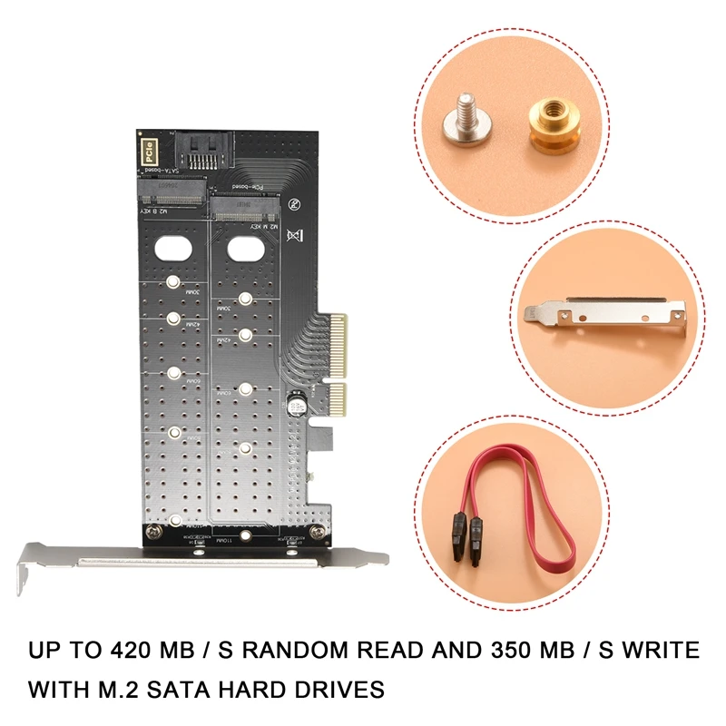 محول M.2 NVME مزدوج ، مفتاح M ، مفتاح SATA SSD B ، جهاز تحكم PCIE ، وحدة تحكم X4 ، (من من من ؟ ؟ ؟ ؟ ؟ ؟ ؟ ؟ ؟ ؟ ؟ ؟ ؟ ؟ ؟ ؟