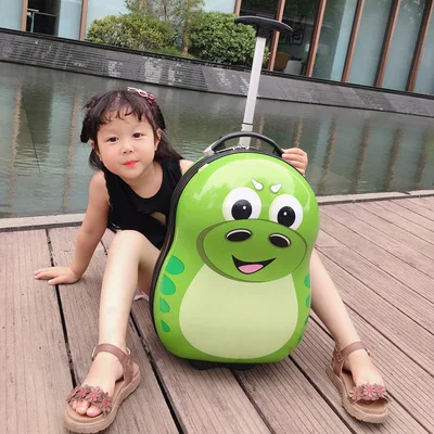 2023 Kids Trolley Case for Boys and Girls Baby Cartoon Suitcase Kindergarten Carry-on Suitcase