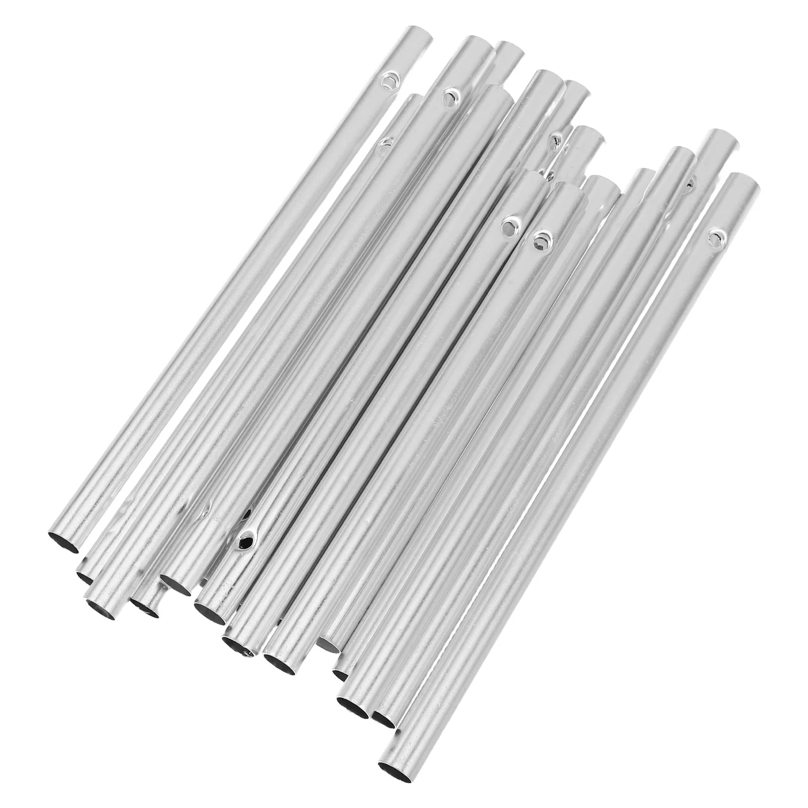 

16Pcs Aluminum Wind Chime Tubes Extended Metal Pipes for Garden Outdoor Hanging Decor Wind Chime Repair DIY Craft Kit