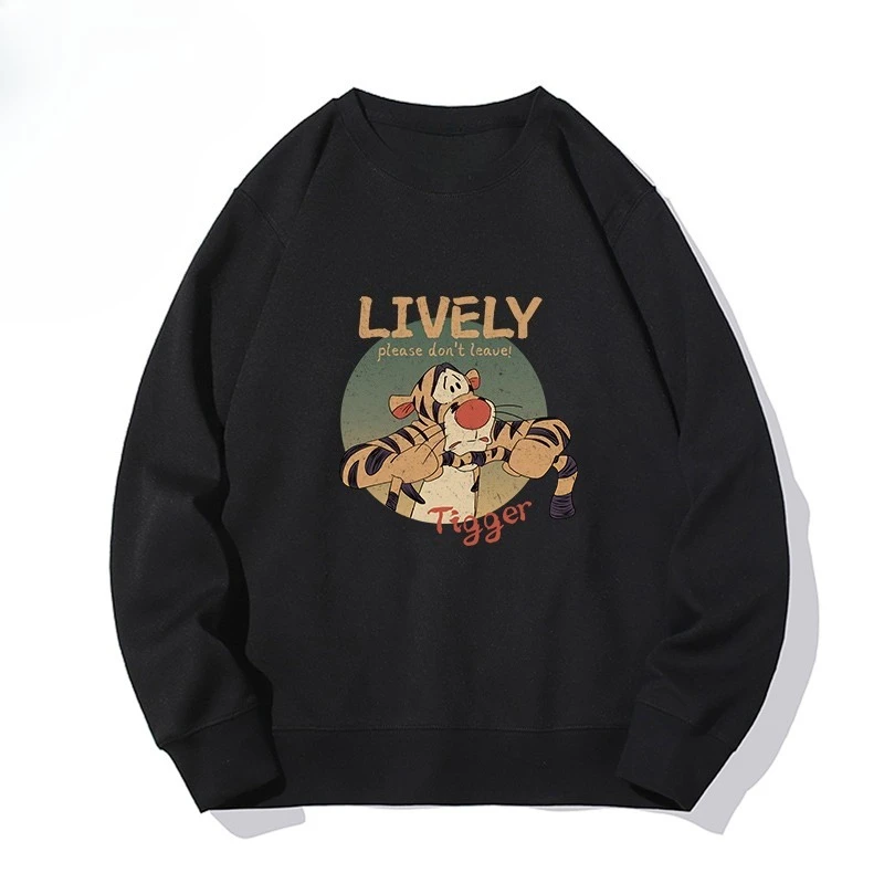 

Новая модная толстовка с принтом тигра на осень/зиму 2025 года — это модный и свободный топ для мужчин и женщин.