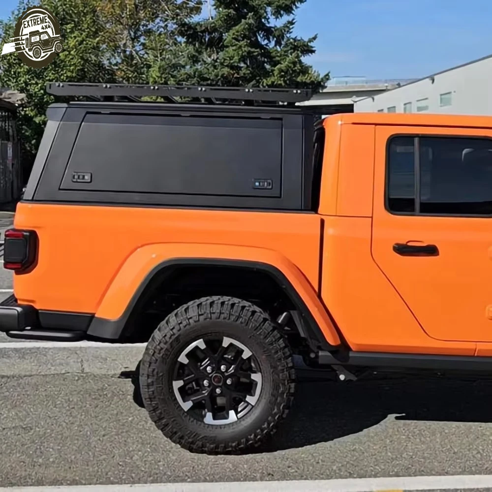 Mejor Precio Nuevo Estilo Tapa Rígida de Aluminio Impermeable Antirrobo con Bisagras para Caja de Camioneta JEEP GLADIATOR JT20+ Techo