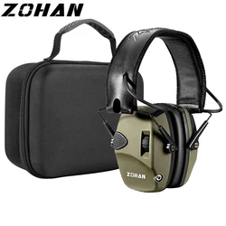 ZOHAN Electronic Earmuffs Active Noise Reduction Headphones Shooting Active Headset Hunting Earmuff Sound Amplification Ear Muff