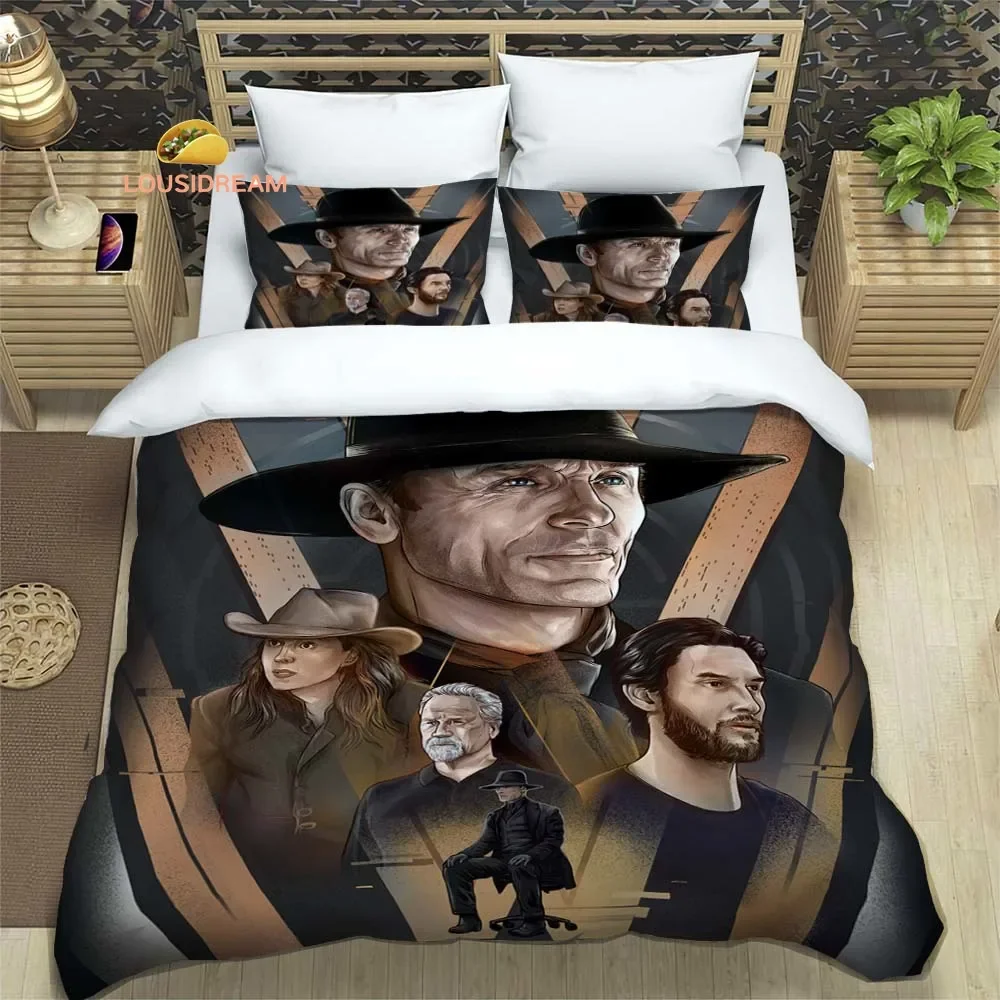 Science Fiction Westworld Sheets Quilt Covers Bedding Dormitory Sheets Three-piece Bedding Set Three-piece Soft Warm Bedding Set