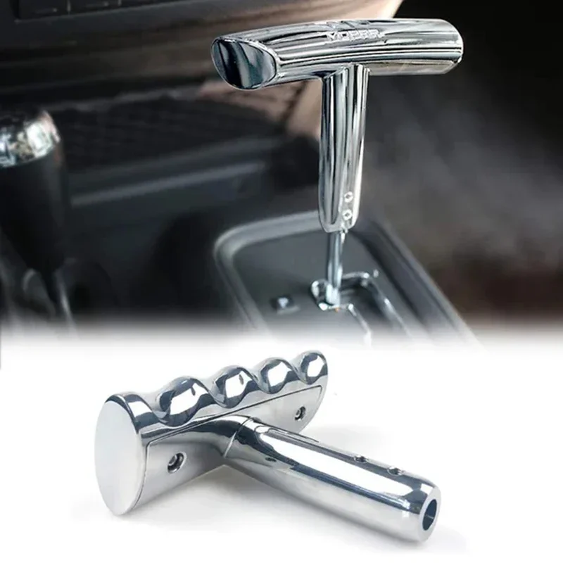 For 2012-2017 Jeep Wrangler JK Dodge Charger Challenger Compass Ram Heavy Metal Zinc Alloy T Handle Gear Shift Knob Car Parts