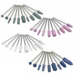 Dental Stone Grinder Polisher Burs 2.35mm Shank For Contouring Shaping Porcelain Dental Rotary Stone Polisher