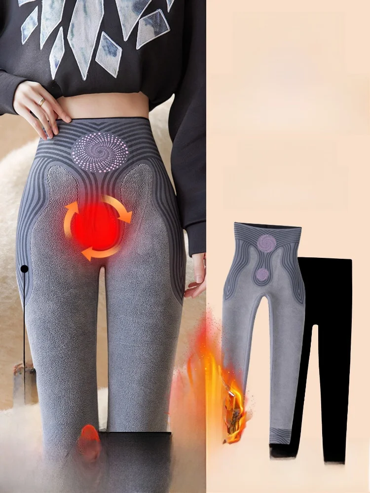 

Extra Thi Lamb Velvet ark Pants Women's Outerwear Autumn Winter New Fce Lined Northeast Thi Warm Yoga Pants