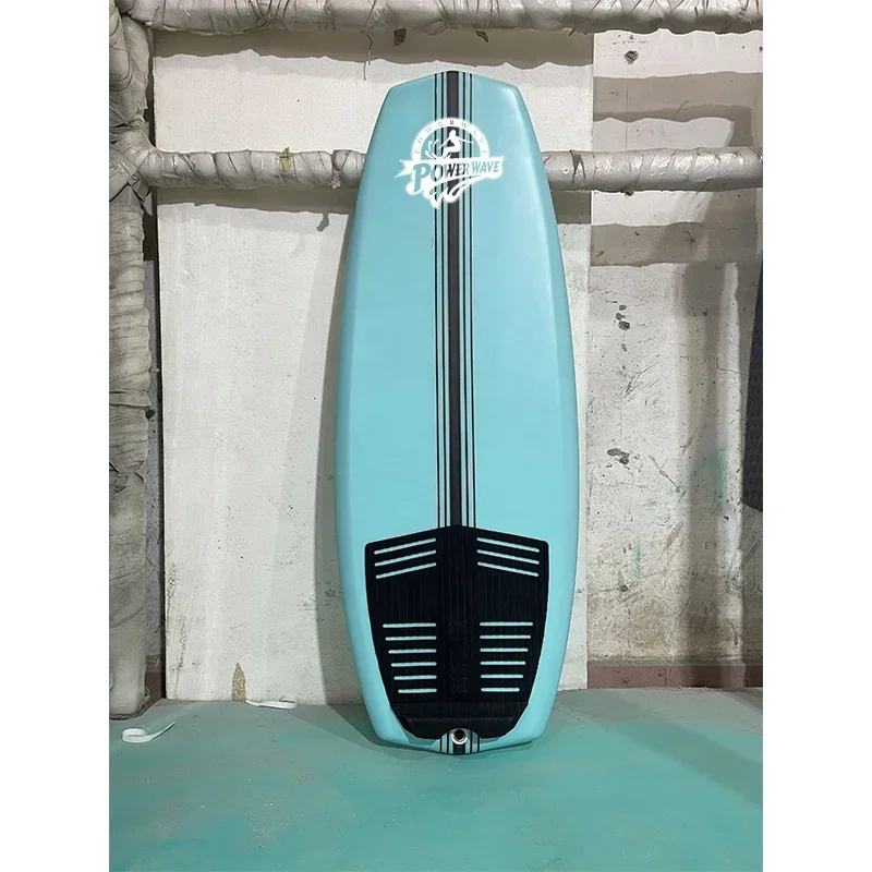 2024 Wholesale Epoxy Wake Surfboards Customized Blue Wake Surfing Boards