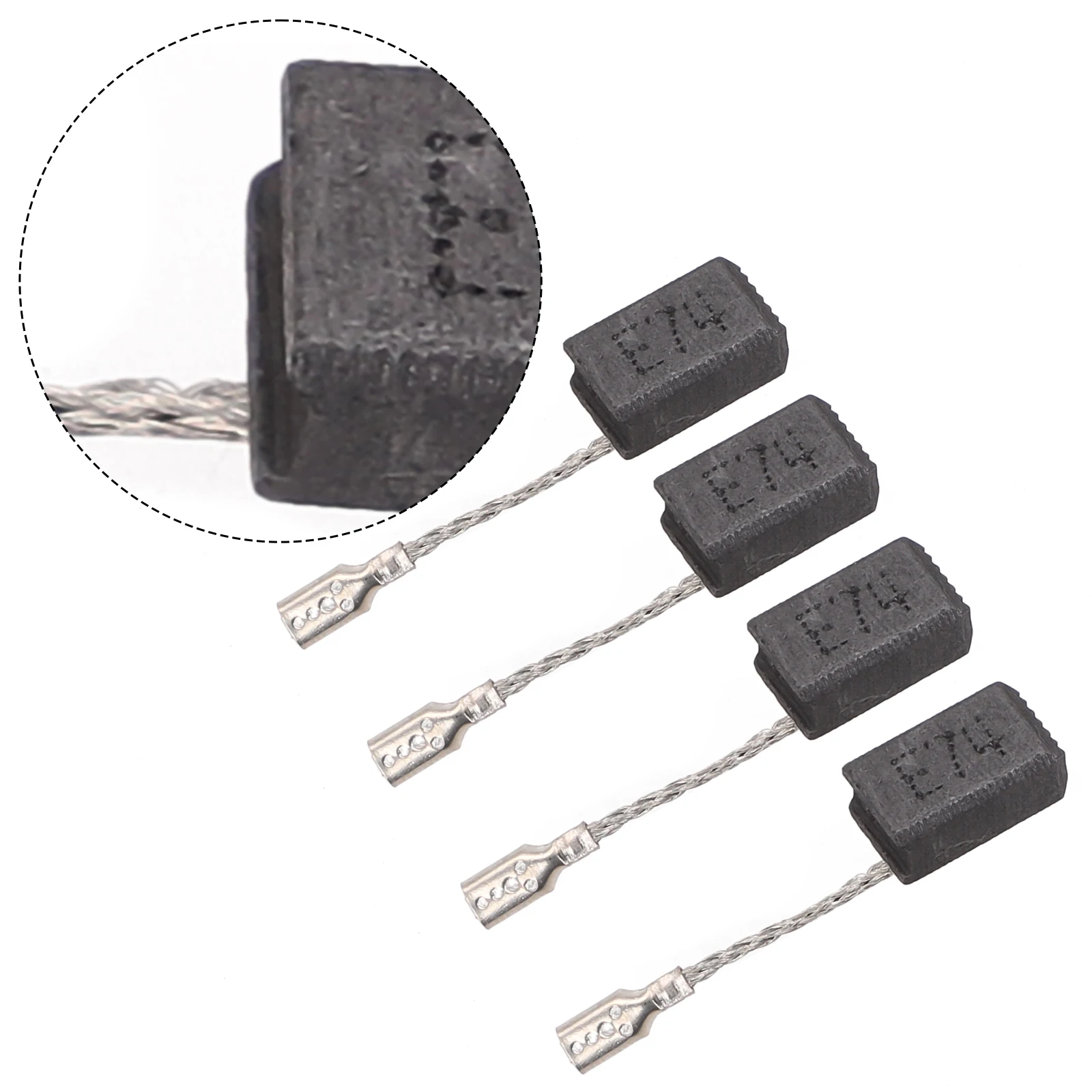 Set of 4 Carbon Brushes Designed to Fit For GWS 7-100 GWS 7-115E GWS 7-125 GOP250CE GWS720 Angle Grinder Models