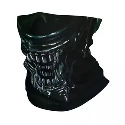 Predator Smile Winter Headband Neck Warmer Women escursionismo Camping Tube sciarpa Horror Xenomorph Alien Monster Face Bandana ghetta