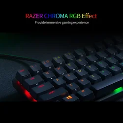 Razer Soul Hunting Spider Mechanical Keyboard Mini 61 Keys Esports Game Rgb Light Effect Computer Laptop Peripherals Ergonomic