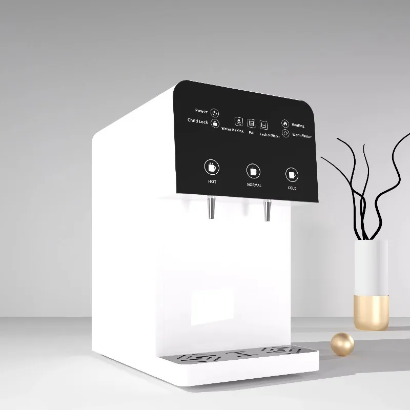 Counter Drinking 4 Stages Smart Screen Hot Cold Ro Reverse Osmosis Water Filter System Water Purifier Machine