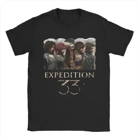Clair Obscur: Expedition 33 비디오 게임 티셔츠 남성용 여성용 그래픽 T 셔츠면 의류