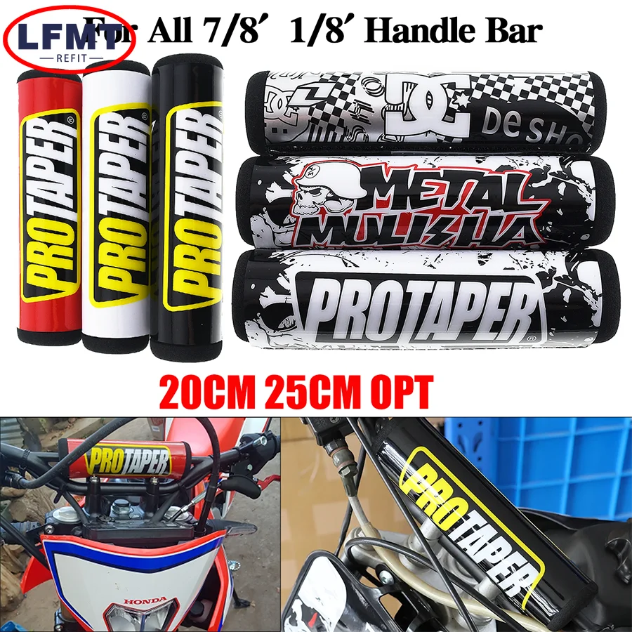 

Motorcycle Pro Taper 200mm Round Handlebar Pad 7/8" For Honda CR CRF YAMAHA YZ YZF KAWASAKI KX KLX SUZUKI RM RMZ Universal parts