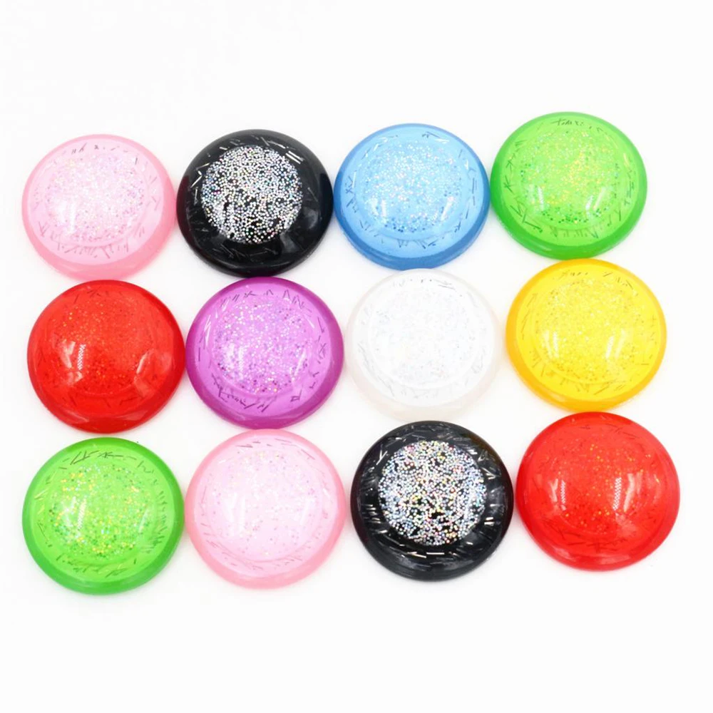 12mm Mix Colors Resin Style Flat back Resin Cabochons Fit 12mm Cameo Base