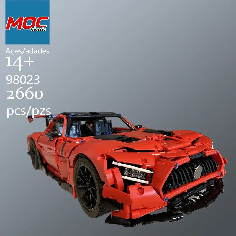 Specially Customized MOC Classic Supercar GT-R Technic Model - Trendy Educational Toys Top Choice Gift for Casual Building Games