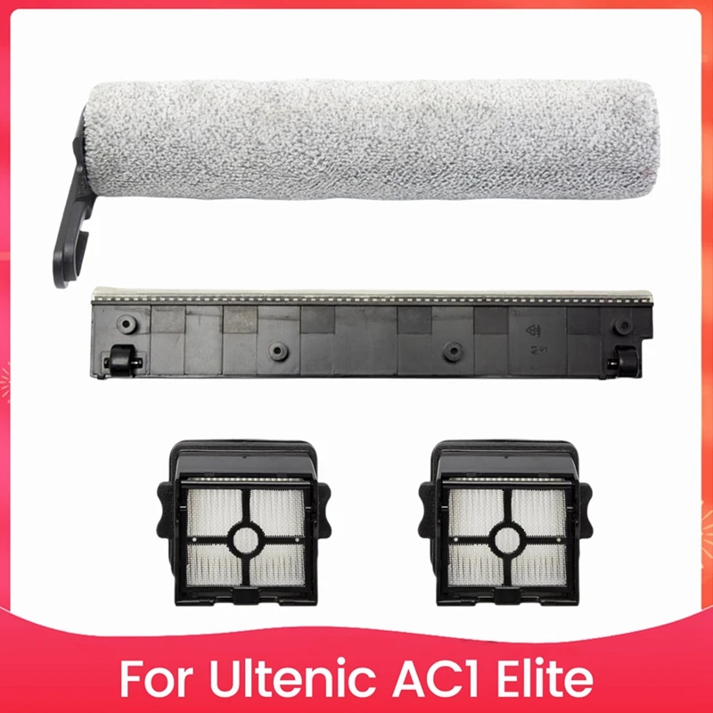 

WISH Vacuum Replacement Brush Set And Filter Fit For Ultenic AC1 Elite Wet And Dry Vacuum Cleaner Accessories