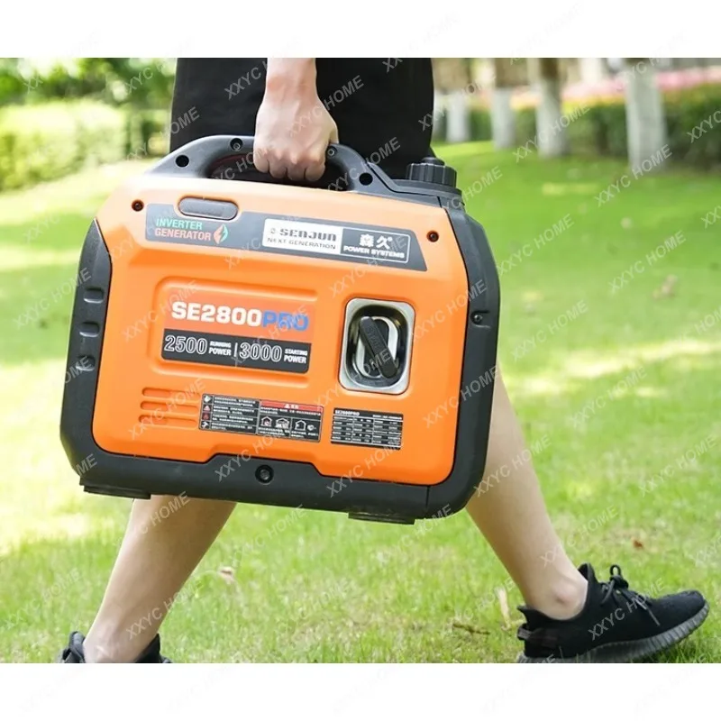 Generator Small Household Silent Frequency Conversion 220v Outdoor High-power Power Supply Camping Portable