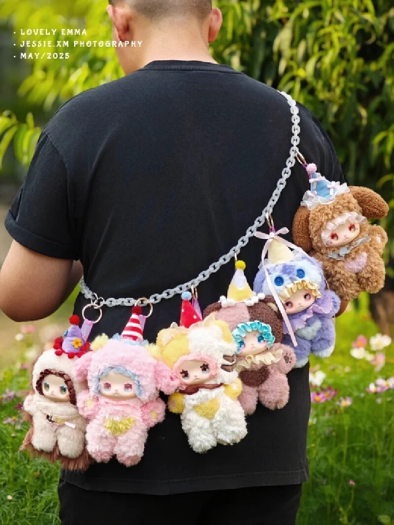 

Lovely Emma Weird Party Series Plush Blind Box Trendy Handmade Vinyl Face Doll Car Ornament Pendant Holiday Gift Toy & Hobbies