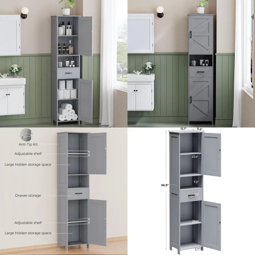 67 High Gray Tall B…