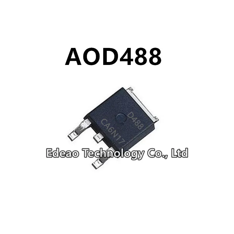 10~100Pcs/lot NEW D488 AOD488 TO-252 20A/40V N-channel MOSFET field-effect transistor