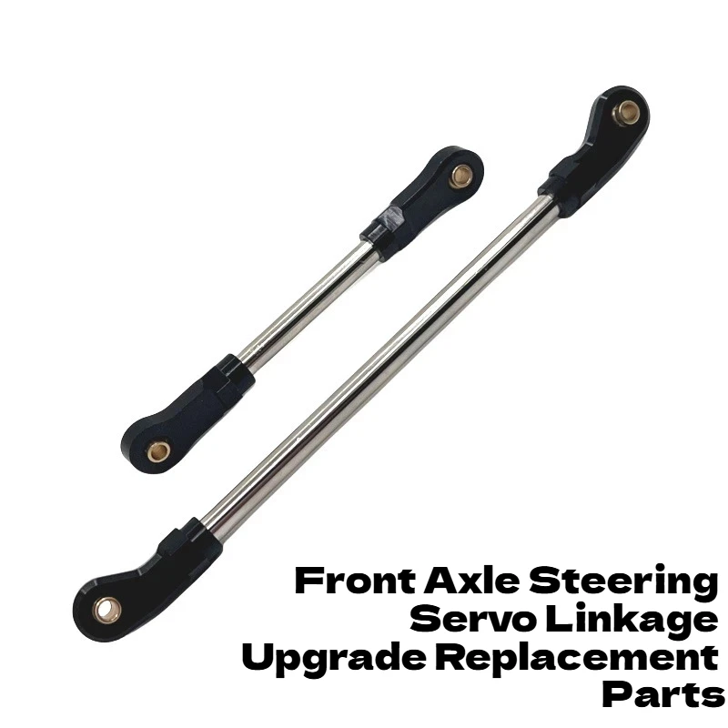 

WLtoys Metal Front Axle Steering Servo Linkage Upgrade Replacement Parts For 104006 104010 104020 104026 RC Off Road Truck