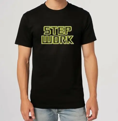 Step Work Parody Design Gift Idea Premium Tee T-Shirt S-5XL